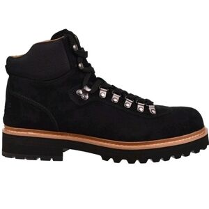 Polo by Ralph Lauren Alpine Black Suede Leather Hiking Boots Mens Size-13